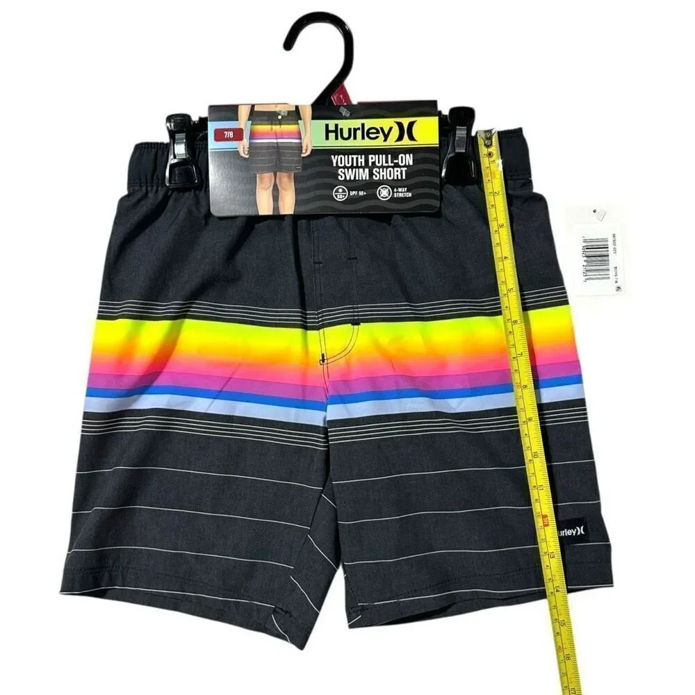 Hurley Boys Swim Short Color Black Size 7/8